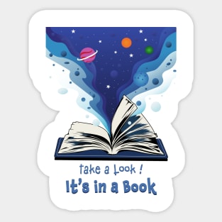 take a look it's in a book Sticker